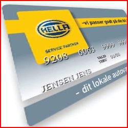 HELLA Service Partner kundekort